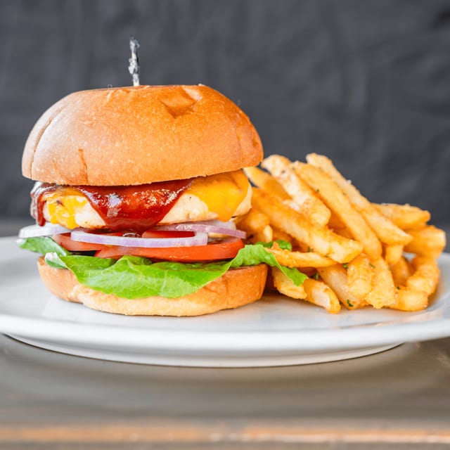 Barbecue Chicken Burger.