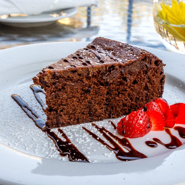 Flourless Chocolate Cake.