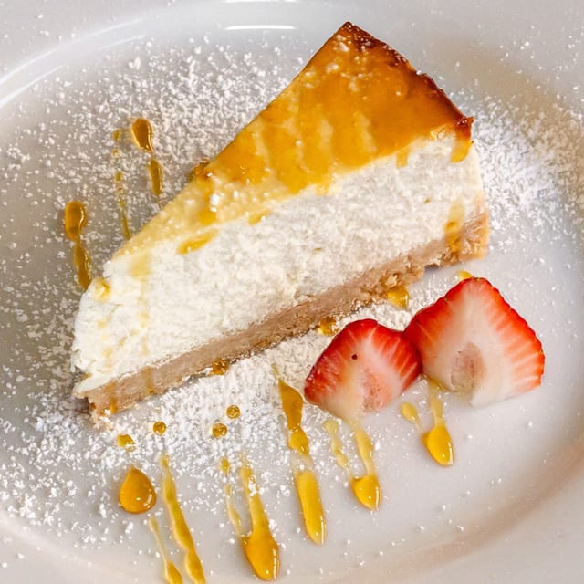 New York Style Cheesecake.