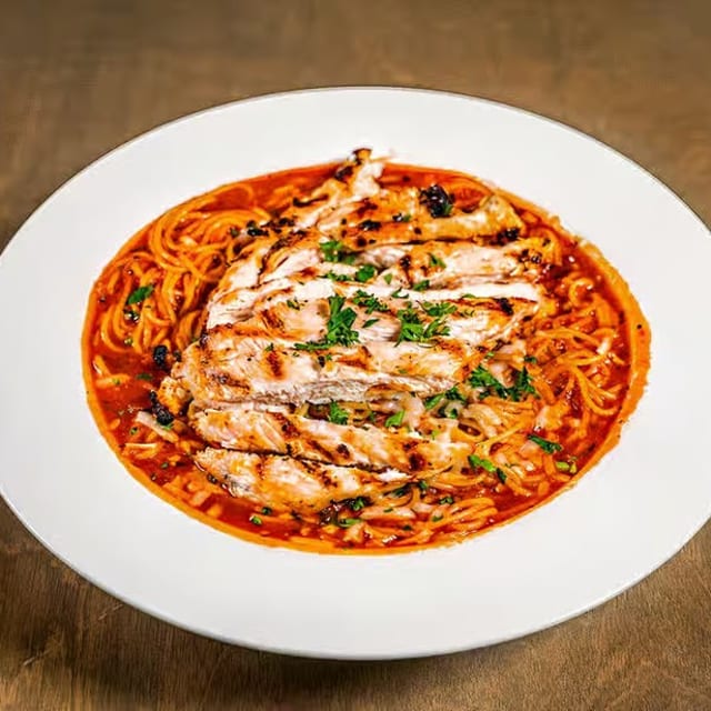 Spicy Pasta Capellini.
