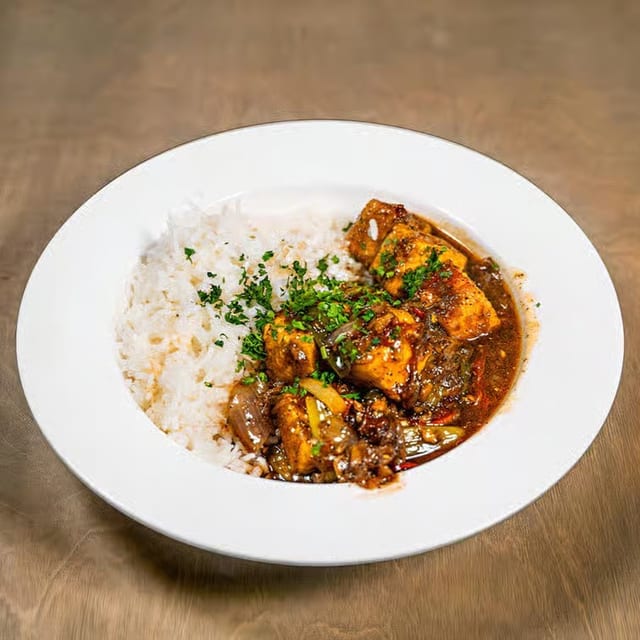 Black Pepper Tofu.
