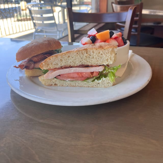 Turkey Club Sandwich.