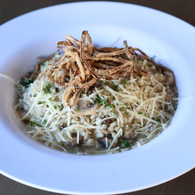 Mushroom Risotto.